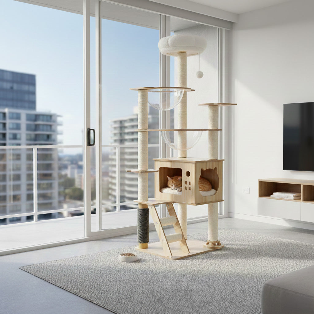 Apartment Living: Best Compact Cat Towers for Small Spaces
