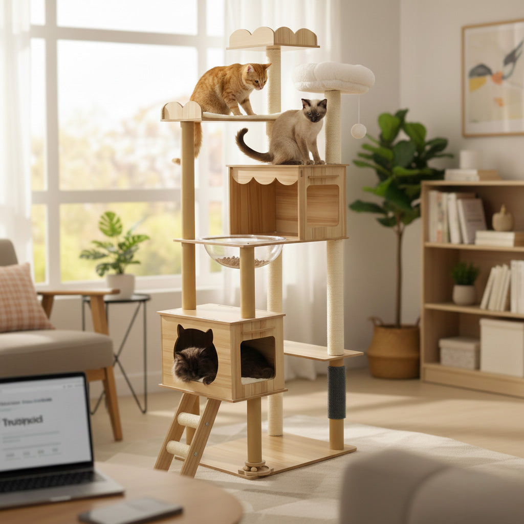 Multi-Cat Households: How Many Levels Does Your Cat Mansion Need?