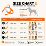 dog harness Size chart