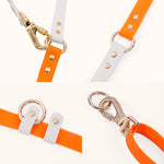 Orange dog harness