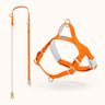 Orange Waterproof Dog Harness